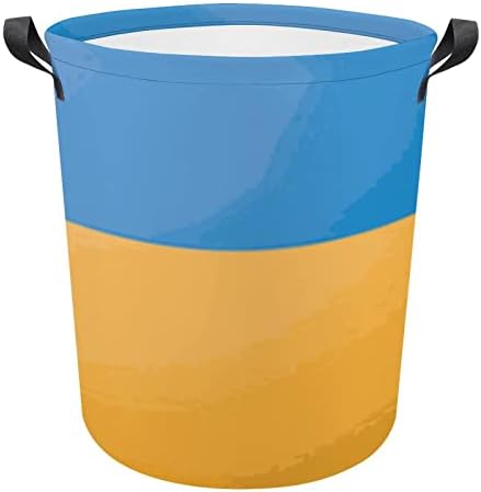 אוקראינה דגל סל כביסה מתקפל אחסון סל סל תיק בגדי סלי לבית במעונות