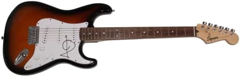ג 'וליאן קזבלנקס חתם על חתימה בגודל מלא פנדר גיטרה חשמלית עם ג' יימס ספנס ג 'יי. אס. איי אימות ג' יי. אס. איי קואה-הסטרוקס איש קדמי-ביטויים