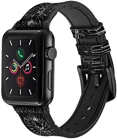 CA0247 עכביש עור עכביש ורצועת רצועת שעונים חכמה של סיליקון עבור Apple Watch Iwatch Size 38 ממ/40 ממ/41 ממ