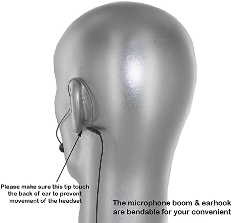 מיני אוזניות מיקרופון החלפת אוזניות מיקרופון עבור אודיו טכניקה אלחוטי מערכת