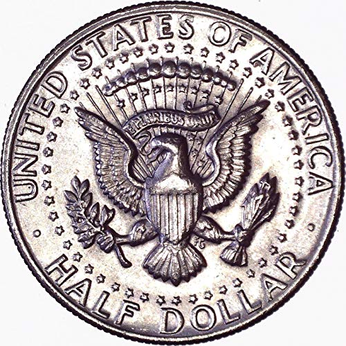 1972 ד קנדי ​​חצי דולר 50c מבריק ללא מחזור