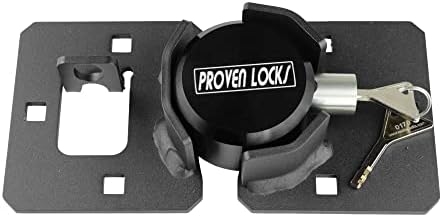תעשיות מוכחות של Puck Lock and Hasp Kit, מנעול דלת אחסון, מיוצר בארצות הברית,