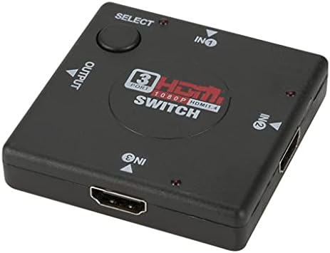 Zyzmh HDMI 3 IN1 Out Switcher 3 יציאה HDMI מתג מתג נקבה לנקבה מתג סליטר בורר עבור HDTV 1080p מתג וידאו