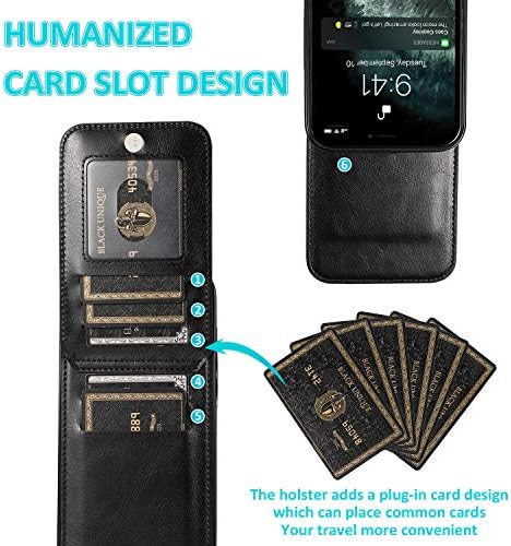 קובברן לאייפון 14 ארנק מקרה אייפון 13 ארנק מקרה עם אשראי כרטיס חריצים מחזיק רגלית עמיד הלם כיסוי עור מפוצל ארנק מקרה לאייפון 14 טלפון