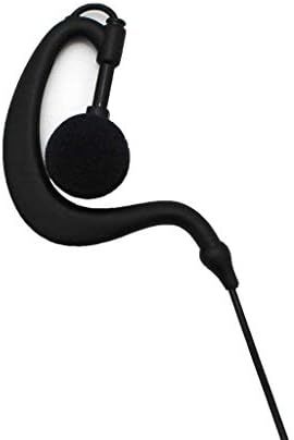 GoodQbuy 10Pcs G Shape Clip-Ear Walkie Talkie Headset Earpiece with Mic is Compatible with Midland LXT118 GXT1000VP4 LXT500VP3 LXT600VP3