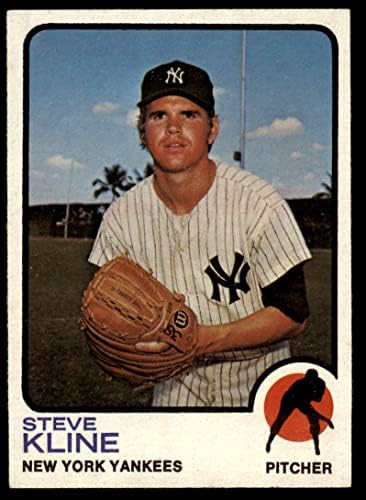 1973 Topps 172 Steve Kline New York Yankees Ex/Mt Yankees