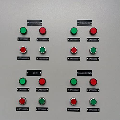 מחוון אות OTHMRO אור מקף אור DC 220V, נורות LED ניאון NXD-21 אדום, 35 ממ 1.38 אינץ