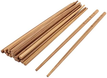 Ruilogod Bamboo Home Home Watheraber כלי שולחן מקלות אכילה סיניים 10 זוגות צבע עץ (ID: DB2 ADC 0DB 06E 215