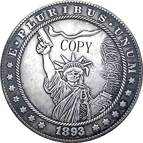 הובו ניקל 1893-S ארהב מורגן דולר מטבע עותק סוג 217 מתנה העתק מתנה עבורו