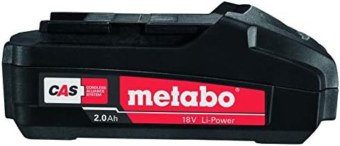 Metabo- 18V ערכת תרגיל/נהג ללא מברשות 2x 2.0ah, מקדחות ומקדחה/נהגים