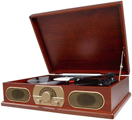Studebaker SB6051 פטיפון מעץ עם אלקטרוניקה לצרכן רדיו AM/FM