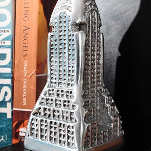 Zamtac לייבא אדריכל אמריקאי חדש הודו אלומיניום ארט דקו האמפריה סטייט בונה ספרים מעץ D0381