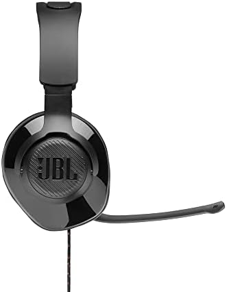ג 'יי-בי-אל קוונטית 300-אוזניות גיימינג מחווטות מעל האוזן עם תוכנת מנוע קוונטית של ג' יי - בי-אל-שחור