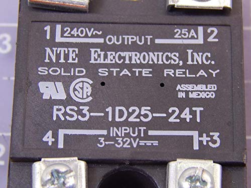 NTE Electronics RS3-1D25-24T Series R3 Solid Stat