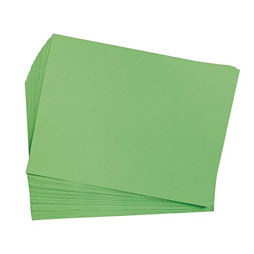 נייר בנייה, ירוק בהיר, 9 אינץ 'x 12 אינץ