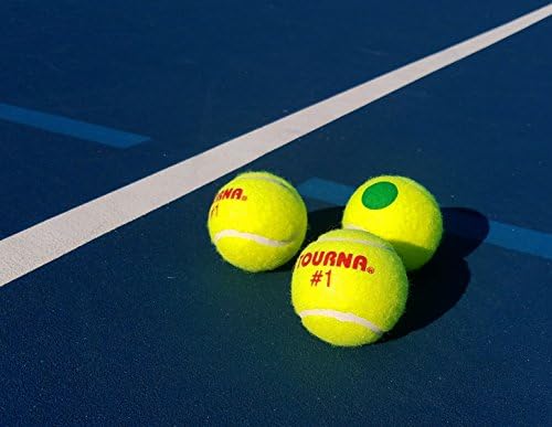 טורנה 12 חבילות בלחץ כדורי טניס נקודה ירוקה בפחית בלחץ, אושר USTA