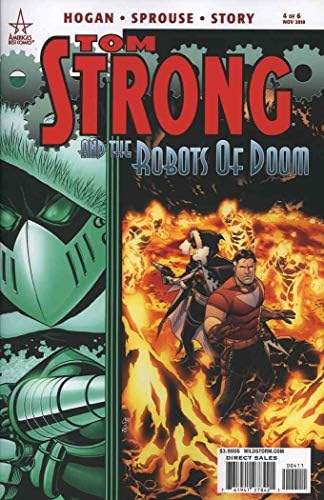 טום סטרונג ורובוטי האבדון 4; ספר הקומיקס הטוב ביותר באמריקה