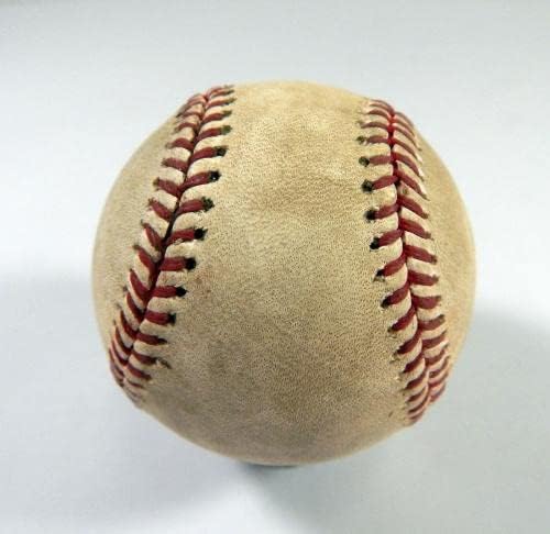 2021 מילווקי ברוארס פיראטים משחק השתמש בבייסבול אנדרסון בן גמל סאק בונט - משחק MLB נעשה שימוש בייסבול