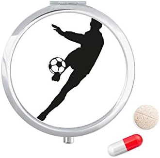 ספורט כדורגל כדורגל מתאר גלולת מקרה כיס רפואת אחסון תיבת מיכל מתקן