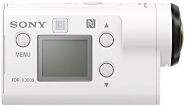 Sony FDRX3000/W מצלמת וידיאו מתחת למים 4K, לבן