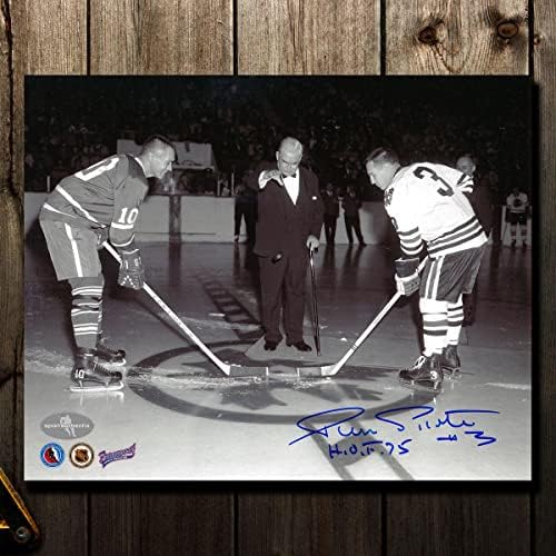פייר פילוטה שיקגו בלקוהוקס חתימה 8x10 צילום - תמונות NHL עם חתימה