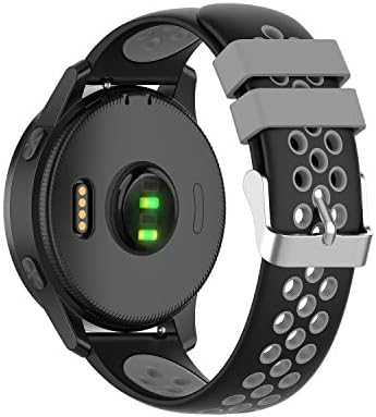 רצועת Senter for vivoactive 4, 22 ממ רצועת רצועת רצועת סיליקון סיליקון רכה 22 ממ תואמת את Garmin vivoactive 4 Smart Watch