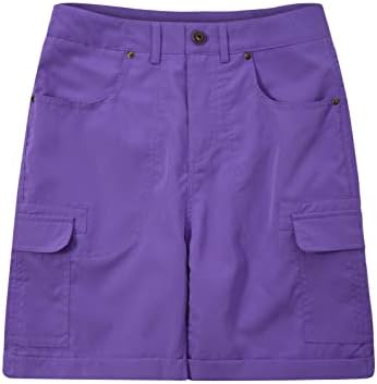 מכנסי מטען ללייף לנשים גולף טרקלין פעיל מכנסיים קצרים ייבוש מהיר מכנסי קיץ חיצוניים מותניים גבוהים ברמודה מכנסיים קצרים