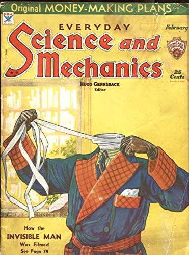 מדע ומכניקה-פברואר 1934-סיפור כיסוי וסרט של איש בלתי נראה-גרנסבק