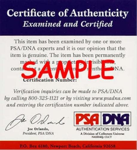 YA Tittle PSA DNA חתום על COA 8x10 ענקיות תמונות חתימה - תמונות NFL עם חתימה