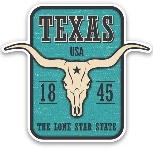 GT Graphics Express Texas Star State 1845 - מדבקה ויניל מדבקה אטומה