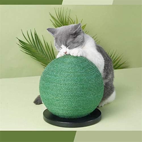 FEGOCLT חתולי חיות מחמד וכדור צעצוע של כלבים מגרד קקטוס טופר מחדד סיסל צעצוע של כדור תפס קטן עמיד ללבוש