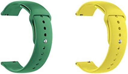 להקת שעון מהירה מהירה מהירה תואמת ל- Huawei Watch GT 3 Pro Ceramic 43 ממ רצועת שעון סיליקון עם נעילת כפתורים, חבילה של 2