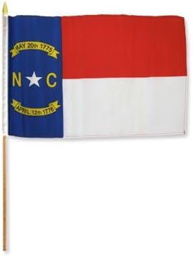 תריסר דגלים של צפון קרוליינה 12x18in.