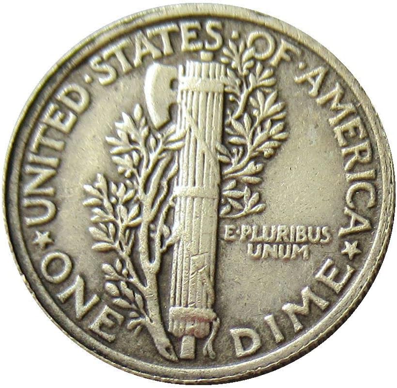 ארהב 10 סנט 1934 מטבע זיכרון מעופף מצופה כסף