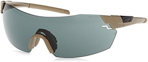 Smith Optics Elite Pivlock v2 משקפיים טקטיים - מסגרת שזופה 499 עם עדשות אפורות/מציקות/ברורות