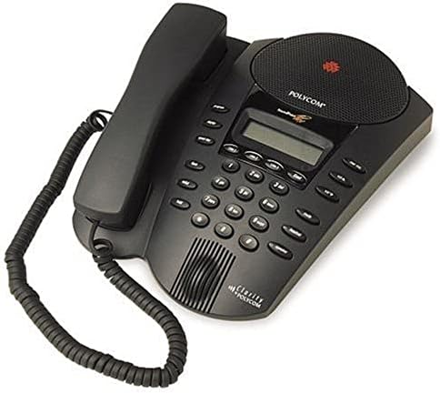 Polycom Soundpoint Pro SE-225 טלפון ועידה מקצועית 2 קו עם מזהה מתקשר