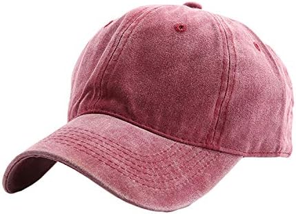 אופנה שטף כותנה במצוקה בייסבול כובע גברים נשים בציר כובעי רגיל מתכוונן אבא כובע נמוך פרופיל כובע