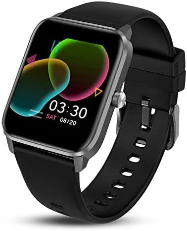 Niudokk Small Smart Watch, 1.4 אינץ 'שעונים חכמים עבור נשים, גשש כושר גשש כושר אטום דופק עמיד לב, מעקב אחר פעילות חמצן בדם עבור טלפונים