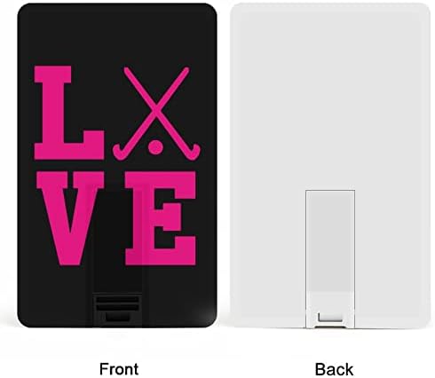 אהבה הוקי כונן פלאש כונן אשראי עיצוב כרטיסי USB כונן פלאש מפתח מקל זיכרון מותאם אישית 64 גרם