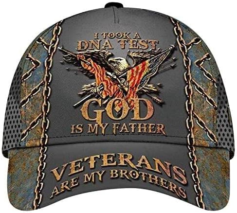 ותיק ישו לקחתי דנ א מבחן אלוהים הוא אבא שלי בייסבול כובע ישו כובע נוצרי כובעי צלב כובע מתנת רעיונות עבור נוצרי