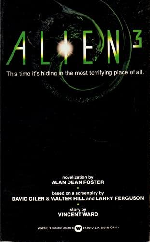 2014 Alien 3 - רומן סרטים - ספר כריכה רכה של אלן דין פוסטר SM