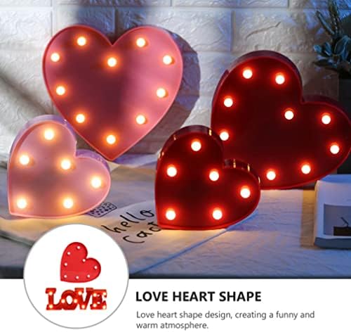 אורות סמן LED אורות אורות מדליקים שלט אהבה עם לב אהבה אור חדר שינה נורות אורות מרק