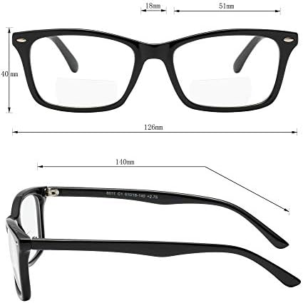 יוגו ראיית דו מוקדי קריאת משקפיים 2 חבילה אופנה נוחות באיכות דו מוקדי קוראים לגברים ונשים
