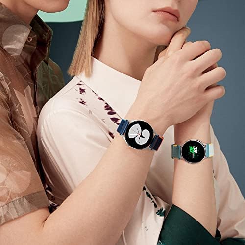 Oanux Velcro Galaxy Watch 5 להקה/Galaxy Watch 4 להקה 40 ממ 44 ממ/Galaxy Watch 5 Pro Band 45 ממ/Active 2/Watch 4 קלאסי 46 ממ 42 ממ, 20