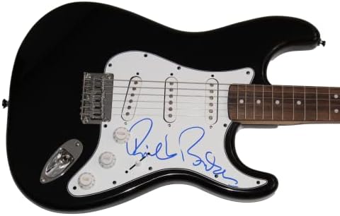 ריצ 'רד ברנסון חתם על חתימה בגודל מלא פנדר שחור סטראטוקסטר גיטרה חשמלית עם ג' יימס ספנס מכתב אותנטיות ג 'יי. אס. איי קואה - וירג' ין גלקטיק,