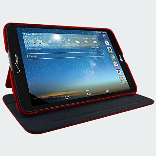 Marblue Folio כיסוי דק דק עבור LG G PAD LTE (אדום