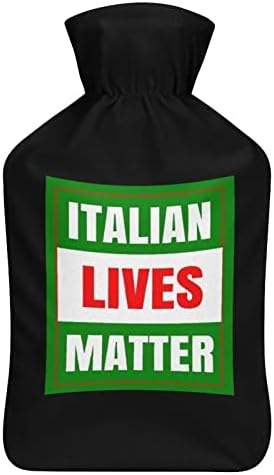 איטלקי חי איטלקי שקית הזרקת מים עם כיסוי 1000 מל בקבוק חם חם לגברים ונשים