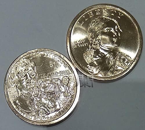 ארהב 2018 P גרסה 1 דולר מטבע Safagarvia דולר נחושת מטבעות ניקל מטבעות זיכרון COUR COUR