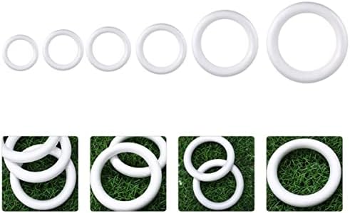 12 יחידות צורות מספקות פרויקטים מעגל עץ עובש סידור טבעת נישואין: צורות צורות DIY טבעת אביזר בצורת צורה קדמית דוגמנות דוגמנות מלאכות פסחא