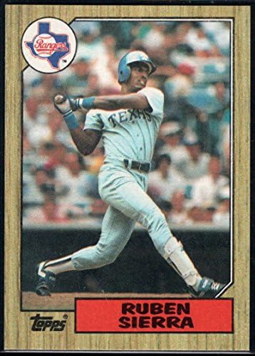 1987 Topps 261 רובן סיירה ריינג'רס MLB כרטיס בייסבול NM-MT